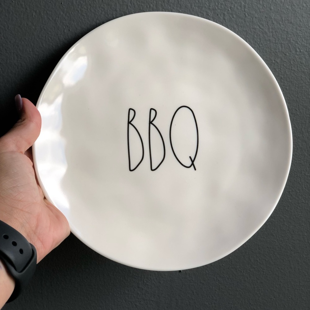 Rae Dunn Appetizer BBQ Plates